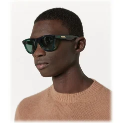 Bottega Veneta - The Original 01 D Classic Sunglasses - Green - Sunglasses - Bottega Veneta Eyewear - Avvenice