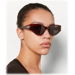 Bottega Veneta - The Original 02 Cat Eye Sunglasses - Bordeaux - Sunglasses - Bottega Veneta Eyewear - Avvenice