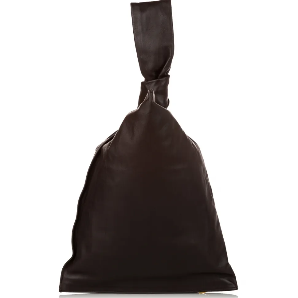 Bottega Veneta Vintage - BV Twist Leather Handbag - Dark Brown - Leather Handbag - Luxury High Quality - Avvenice