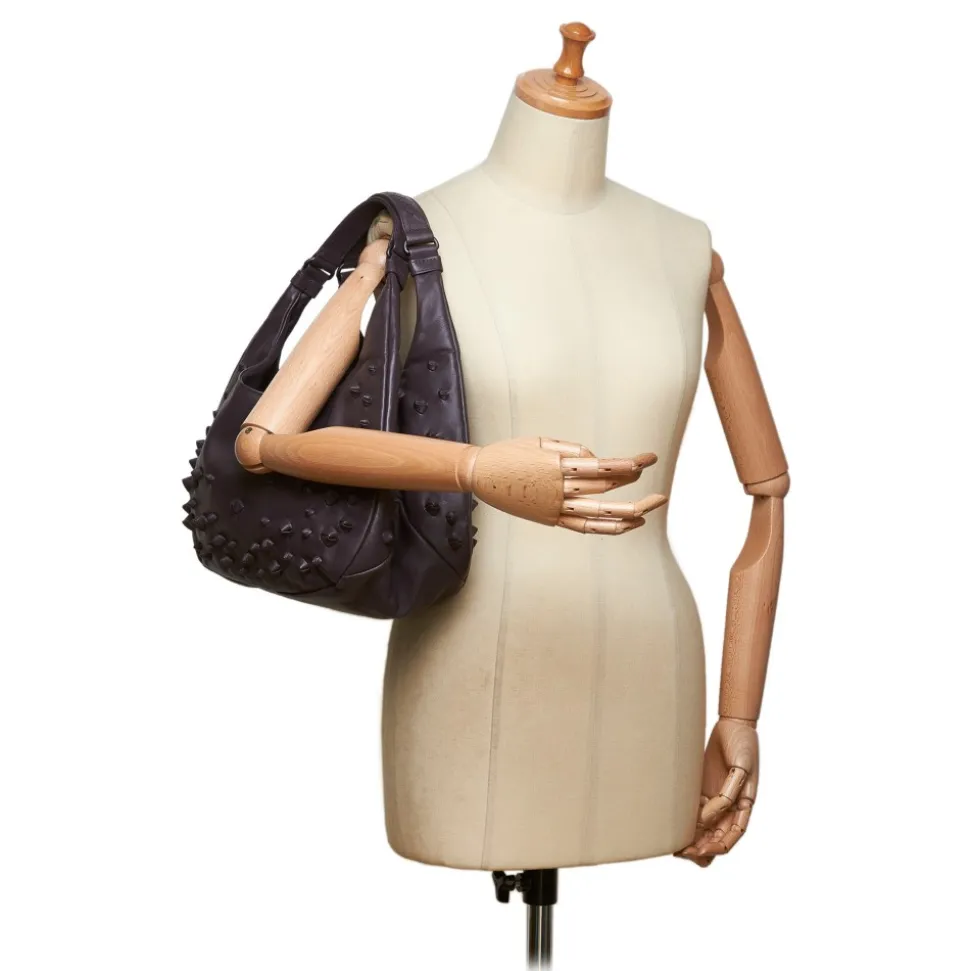 Bottega Veneta Vintage - Embossed Leather Campana Bag - Brown - Leather Handbag - Luxury High Quality - Avvenice