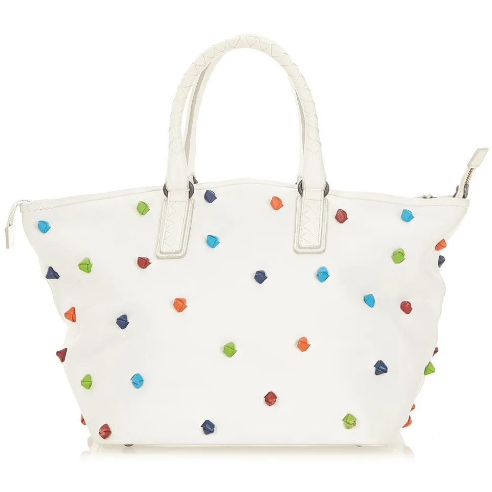 Bottega Veneta Vintage - Intrecciato Leather Handbag - White - Leather Handbag - Luxury High Quality - Avvenice