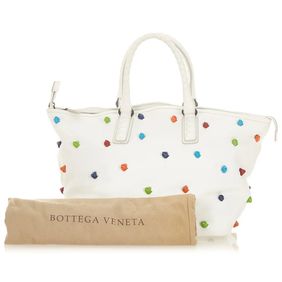 Bottega Veneta Vintage - Intrecciato Leather Handbag - White - Leather Handbag - Luxury High Quality - Avvenice