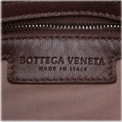 Bottega Veneta Vintage - Intrecciato Leather Hobo Bag - Brown - Leather Handbag - Luxury High Quality - Avvenice