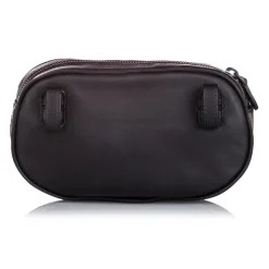 Bottega Veneta Vintage - Intrecciato Leather Belt Bag - Black - Leather Belt Bag - Luxury High Quality - Avvenice