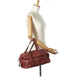 Bottega Veneta Vintage - Intrecciato Leather Handbag - Red - Leather Handbag - Luxury High Quality - Avvenice