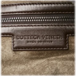 Bottega Veneta Vintage - Intrecciato Leather Boston Bag - Black - Leather Handbag - Luxury High Quality - Avvenice