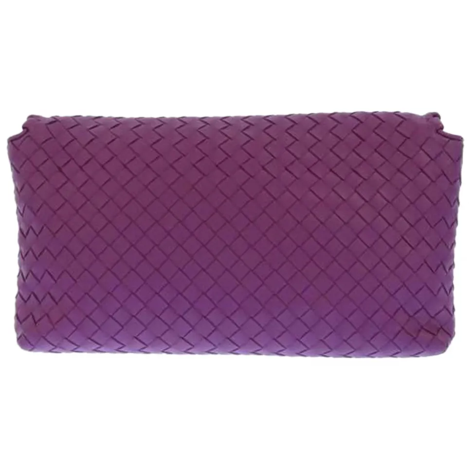 Bottega Veneta Vintage - Intrecciato Leather Crossbody Bag - Purple - Leather Handbag - Luxury High Quality - Avvenice