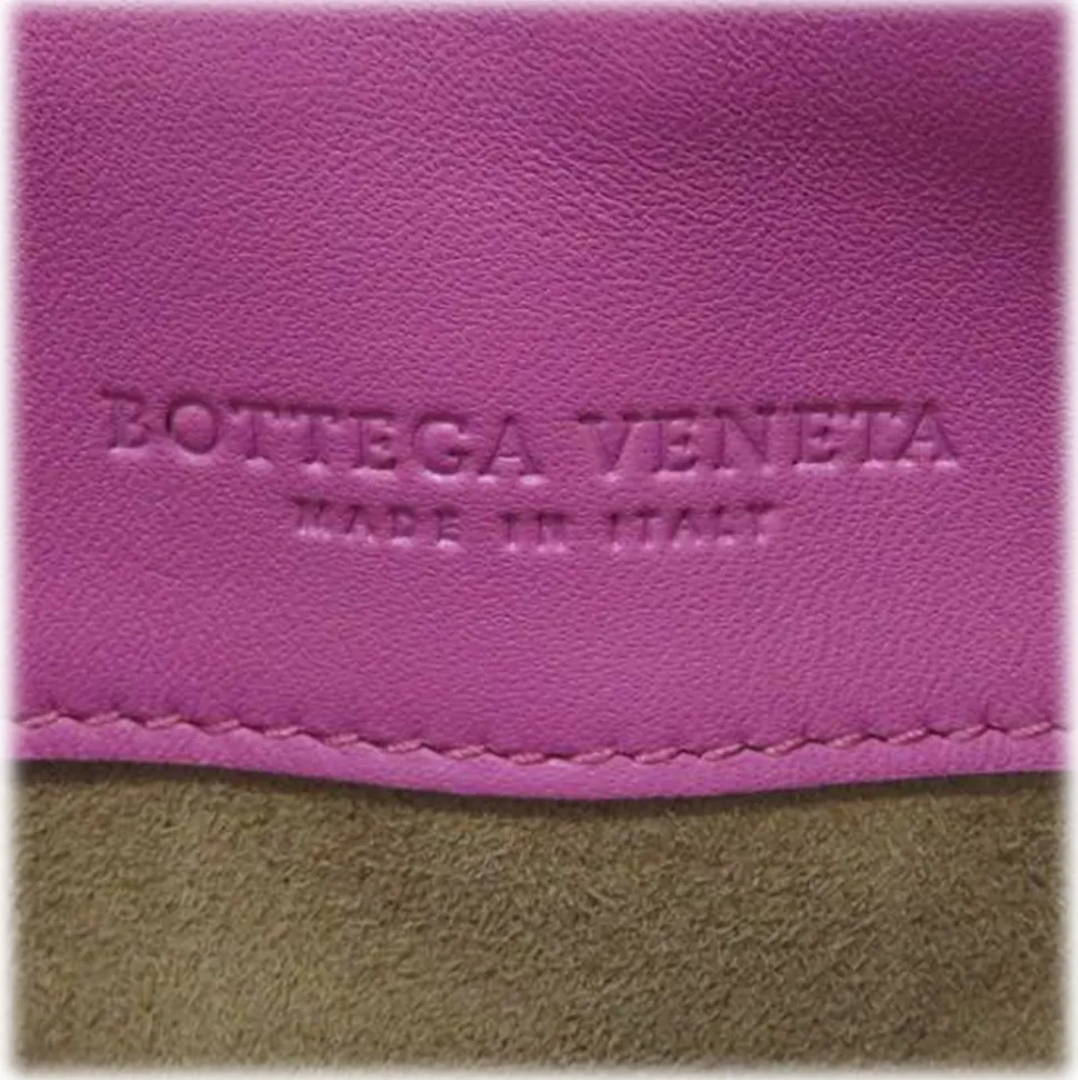 Bottega Veneta Vintage - Intrecciato Leather Crossbody Bag - Purple - Leather Handbag - Luxury High Quality - Avvenice