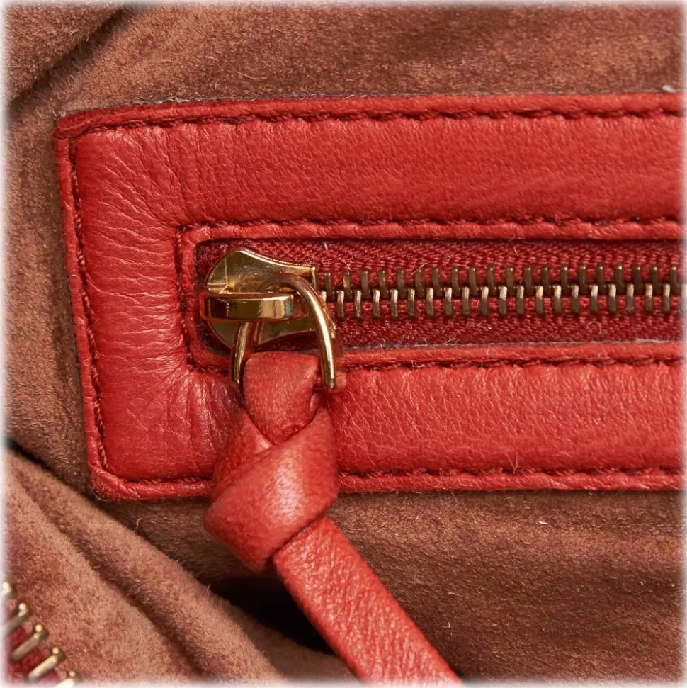 Bottega Veneta Vintage - Intrecciato Hobo Bag - Orange - Leather Handbag - Luxury High Quality - Avvenice