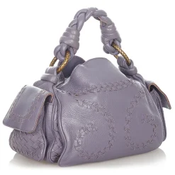 Bottega Veneta Vintage - Intrecciato Leather Handbag - Purple - Leather Handbag - Luxury High Quality - Avvenice