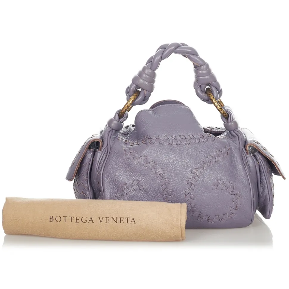 Bottega Veneta Vintage - Intrecciato Leather Handbag - Purple - Leather Handbag - Luxury High Quality - Avvenice