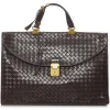 Bottega Veneta Vintage - Intrecciato Leather Business Bag - Brown - Leather Handbag - Luxury High Quality - Avvenice