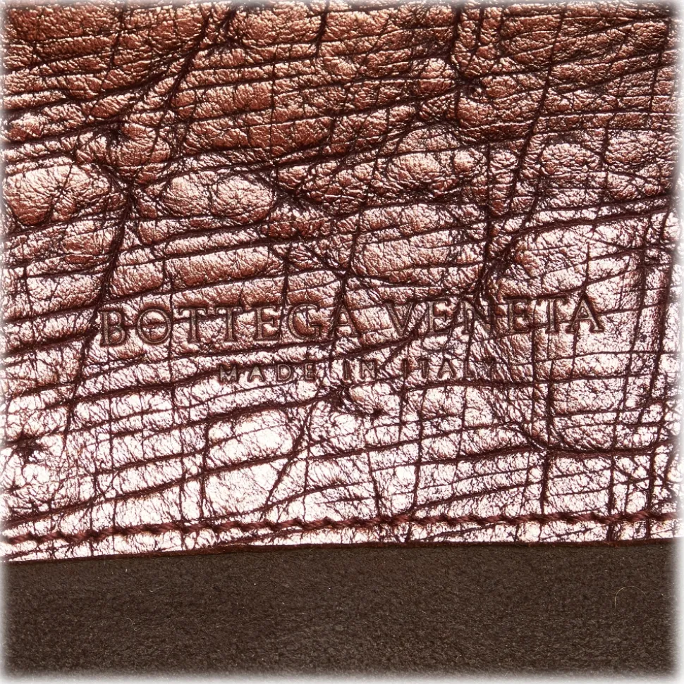 Bottega Veneta Vintage - Intrecciato Leather Handbag - Brown Bronze - Leather Handbag - Luxury High Quality - Avvenice