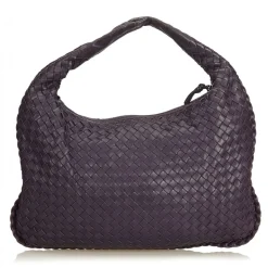Bottega Veneta Vintage - Intrecciato Hobo Bag - Purple - Leather Handbag - Luxury High Quality - Avvenice