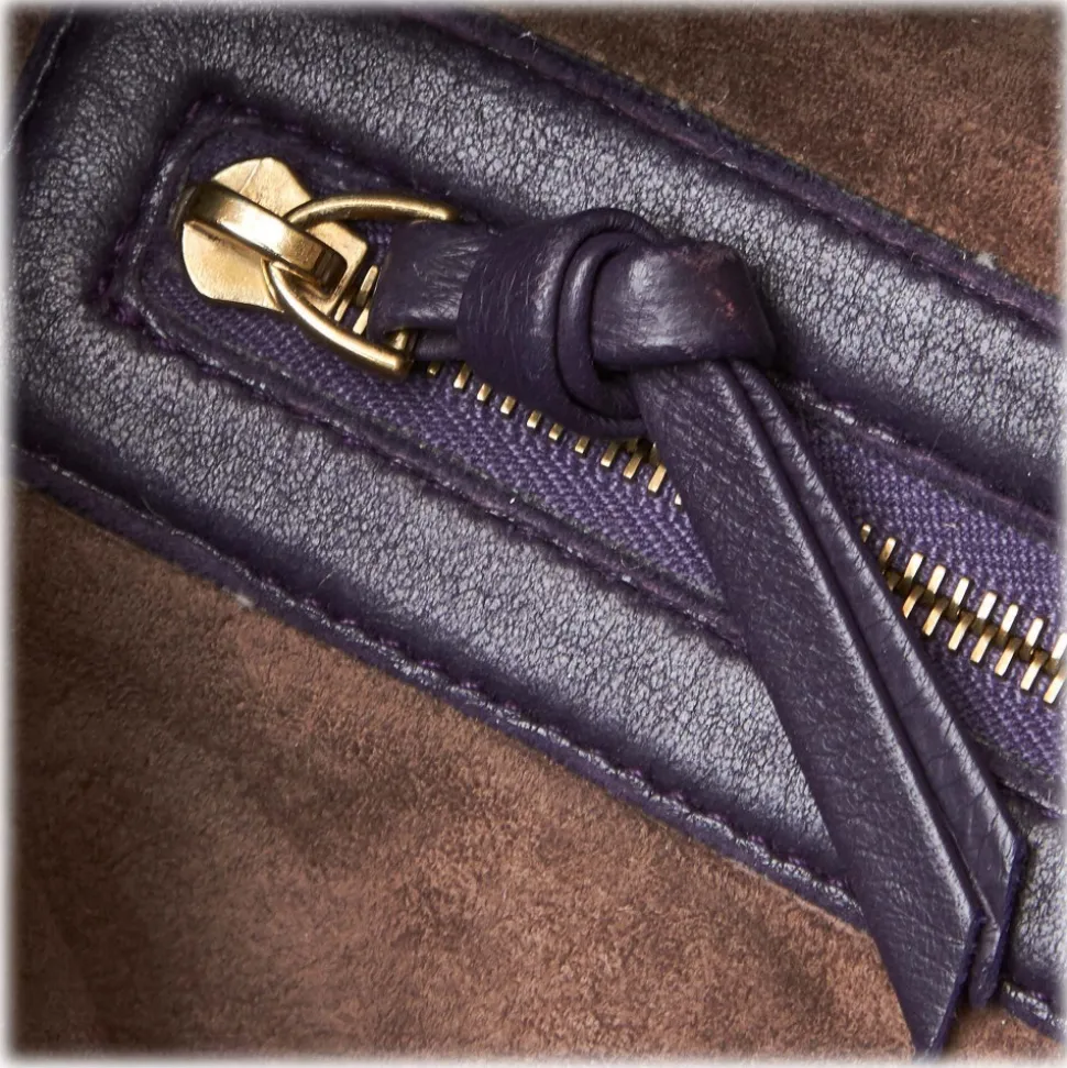 Bottega Veneta Vintage - Intrecciato Hobo Bag - Purple - Leather Handbag - Luxury High Quality - Avvenice