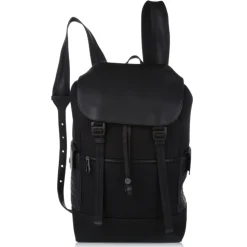 Bottega Veneta Vintage - Leather Backpack - Black - Leather Backpack - Luxury High Quality - Avvenice