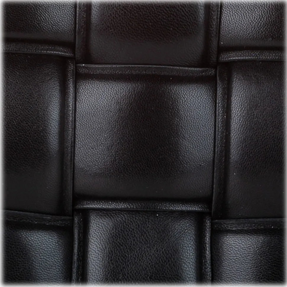 Bottega Veneta Vintage - Padded Cassette Leather Crossbody Bag - Black - Leather Handbag - Luxury High Quality - Avvenice