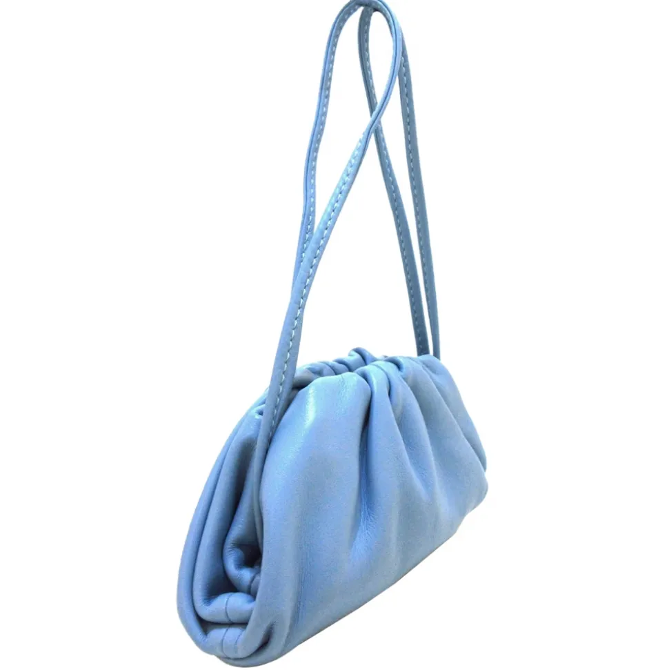 Bottega Veneta Vintage - The Mini Pouch - Light Blue - Leather Handbag - Luxury High Quality - Avvenice