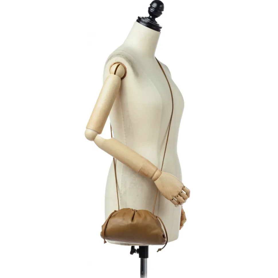 Bottega Veneta Vintage - The Mini Pouch - Light Brown - Leather Handbag - Luxury High Quality - Avvenice