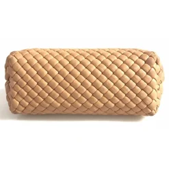 Bottega Veneta Vintage - Vanity Bag - Light Brown - Lambskin Leather Handbag - Luxury High Quality - Avvenice