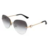 Bulgari - Bvlgari - Semi-Rimless Aviator Sunglasses - Gray Gold - Bvlgari Bvlgari Collection - Bulgari Eyewear - Avvenice
