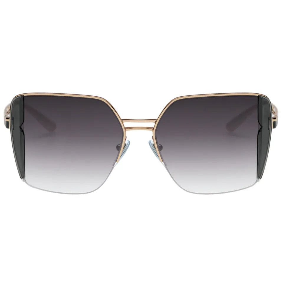 Bulgari - B.Zero1 - B.Purebright Squared Sunglasses - Black - B.Zero1 Collection - Sunglasses - Bulgari Eyewear - Avvenice