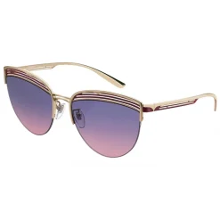 Bulgari - B.ZERO1 - Cat Eye Sunglasses B.Purevibes - Semi-Rimeless - Violet - B.ZERO1 Collection - Bulgari Eyewear - Avvenice