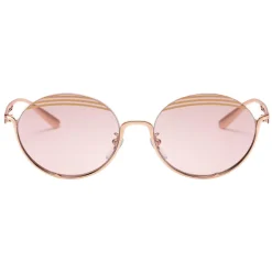 Bulgari - B.ZERO1 - Oval Sunglasses B.Stripe - Semi-Rimeless - Light Rose - B.ZERO1 Collection - Bulgari Eyewear - Avvenice