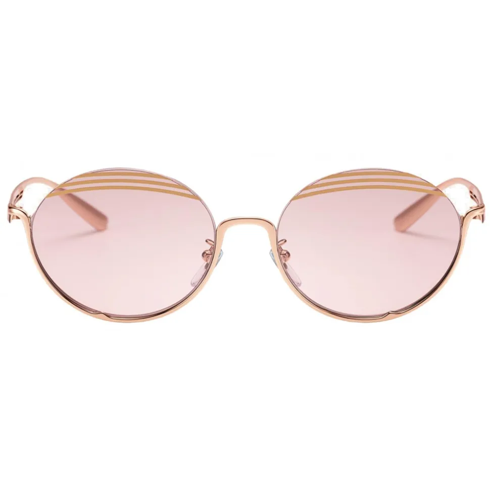 Bulgari - B.ZERO1 - Oval Sunglasses B.Stripe - Semi-Rimeless - Light Rose - B.ZERO1 Collection - Bulgari Eyewear - Avvenice