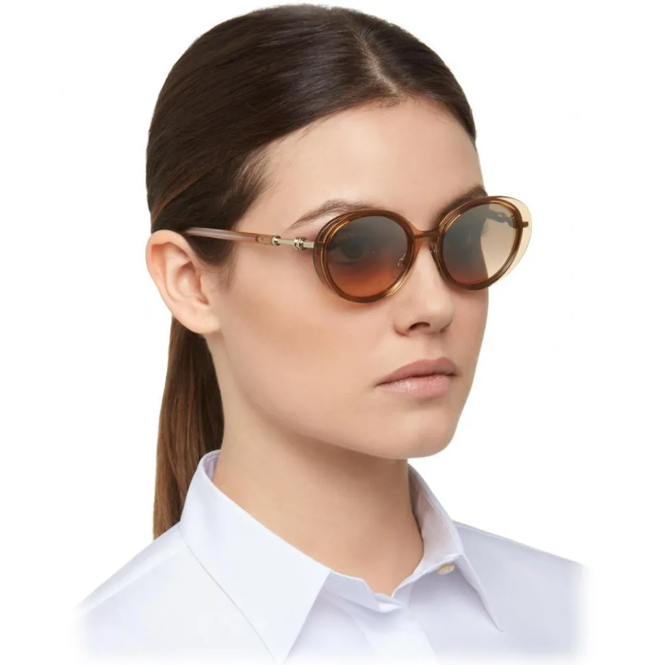 Bulgari - B.ZERO1 - Oval Sunglasses B.Zero - Gold - B.ZERO1 Collection - Bulgari Eyewear - Avvenice
