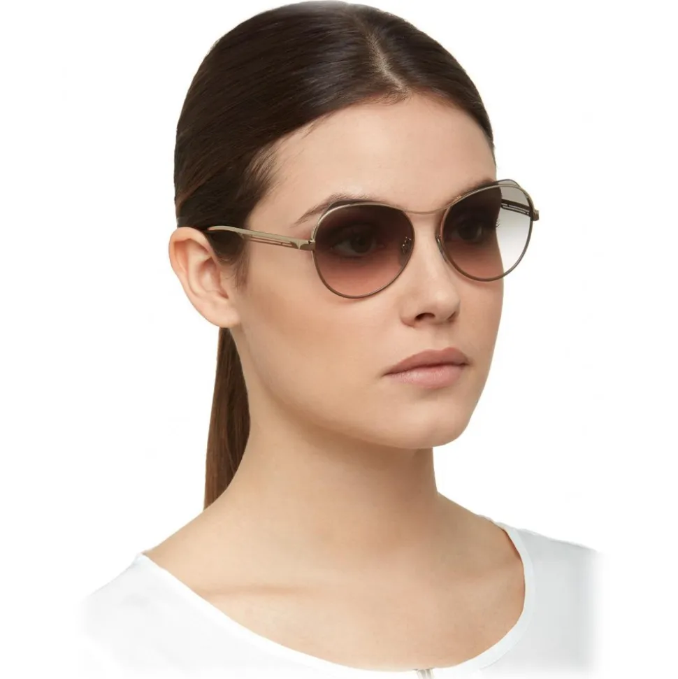 Bulgari - B.ZERO1 - Pilot Round Sunglasses B.Super - Gold - B.ZERO1 Collection - Bulgari Eyewear - Avvenice