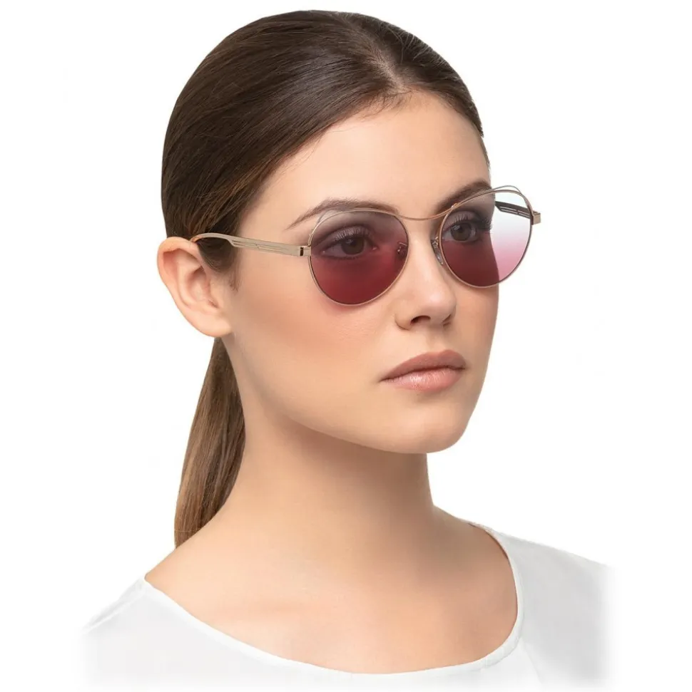 Bulgari - B.ZERO1 - Pilot Round Sunglasses B.Super - Violet - B.ZERO1 Collection - Bulgari Eyewear - Avvenice