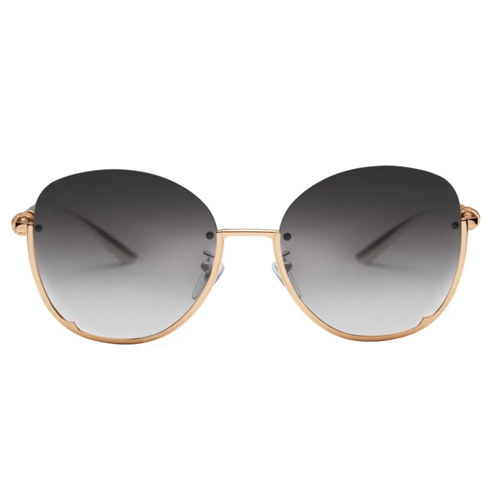 Bulgari - B.ZERO1 - Semi-Circular Sunglasses B.Zero - Gold Gray - B.ZERO1 Collection - Bulgari Eyewear - Avvenice