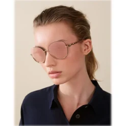 Bulgari - B.ZERO1 - Semi-Circular Sunglasses B.Zero - Rose Gold - B.ZERO1 Collection - Bulgari Eyewear - Avvenice