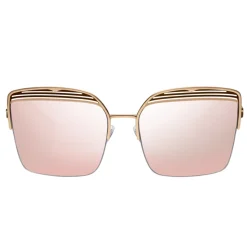 Bulgari - B.ZERO1 - Square Sunglasses B.Zero Overvibe - Rose Gold - B.ZERO1 Collection - Bulgari Eyewear - Avvenice