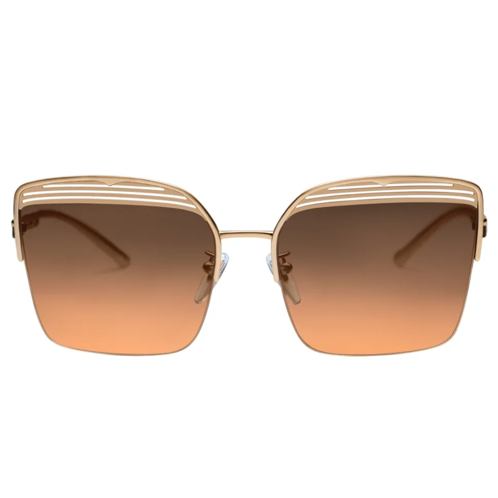 Bulgari - B.ZERO1 - Square Sunglasses B.Zero Overvibe - Light Gold - B.ZERO1 Collection - Bulgari Eyewear - Avvenice