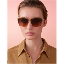 Bulgari - B.ZERO1 - Square Sunglasses B.Zero Overvibe - Light Gold - B.ZERO1 Collection - Bulgari Eyewear - Avvenice