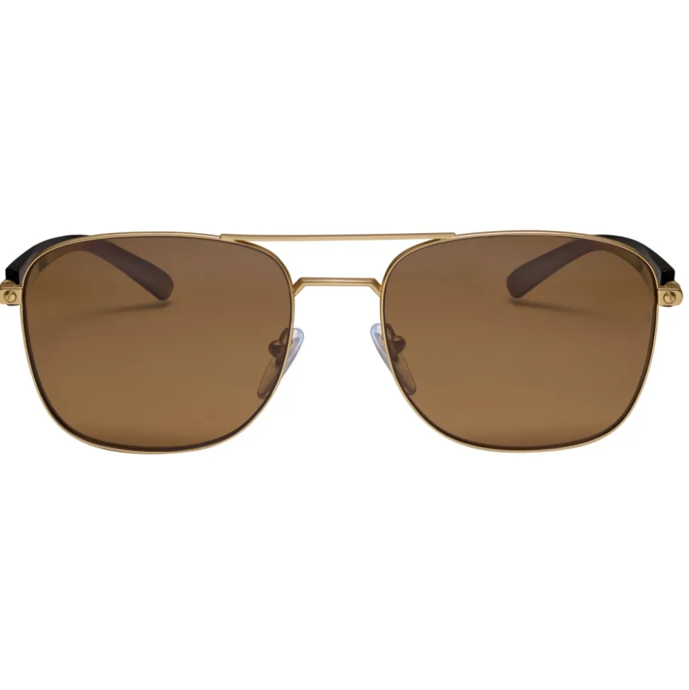 Bulgari - Diagono - Rectangular Sunglasses with Double Bridge - Brown - Diagono Collection - Sunglasses - Bulgari Eyewear - Avvenice