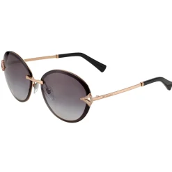 Bulgari - Divas’ Dream - Oval Metal Sunglasses with Crystals - Rose Gold - Divas’ Dream Collection - Bulgari Eyewear - Avvenice