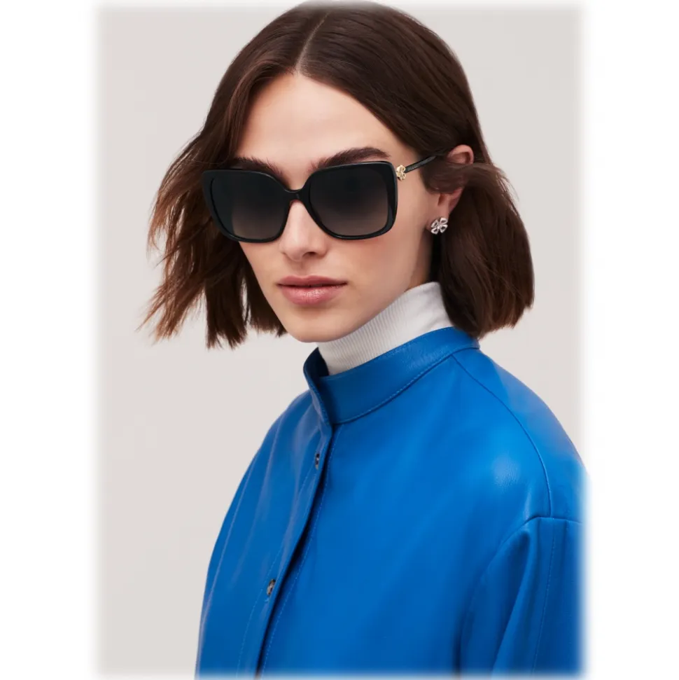 Bulgari - Fiorever - Squared Sunglasses - Black - Fiorever Collection - Sunglasses - Bulgari Eyewear - Avvenice