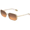 Bulgari - Narrowmation - Square Aviator Sunglasses - Gold Orange - Serpenti Collection - Bulgari Eyewear - Avvenice