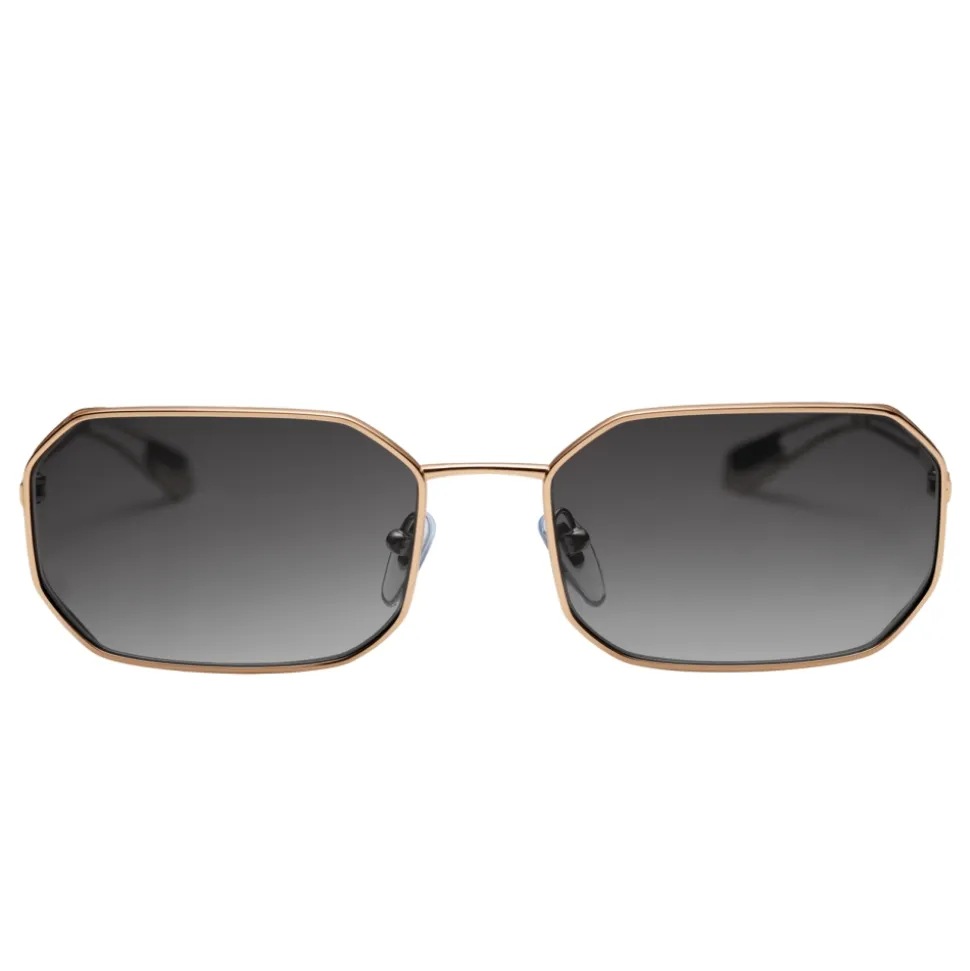 Bulgari - Narrowmation - Square Aviator Sunglasses - Gold Grey - Serpenti Collection - Bulgari Eyewear - Avvenice