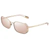 Bulgari - Narrowmation - Square Aviator Sunglasses - Rose Gold - Serpenti Collection - Bulgari Eyewear - Avvenice