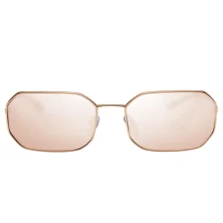 Bulgari - Narrowmation - Square Aviator Sunglasses - Rose Gold - Serpenti Collection - Bulgari Eyewear - Avvenice