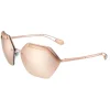 Bulgari - Serpenteyes Revolution - Hexagonal Wrap-Around Sunglasses - Pink - Serpenti Collection - Sunglasses - Bulgari Eyewear - Avvenice