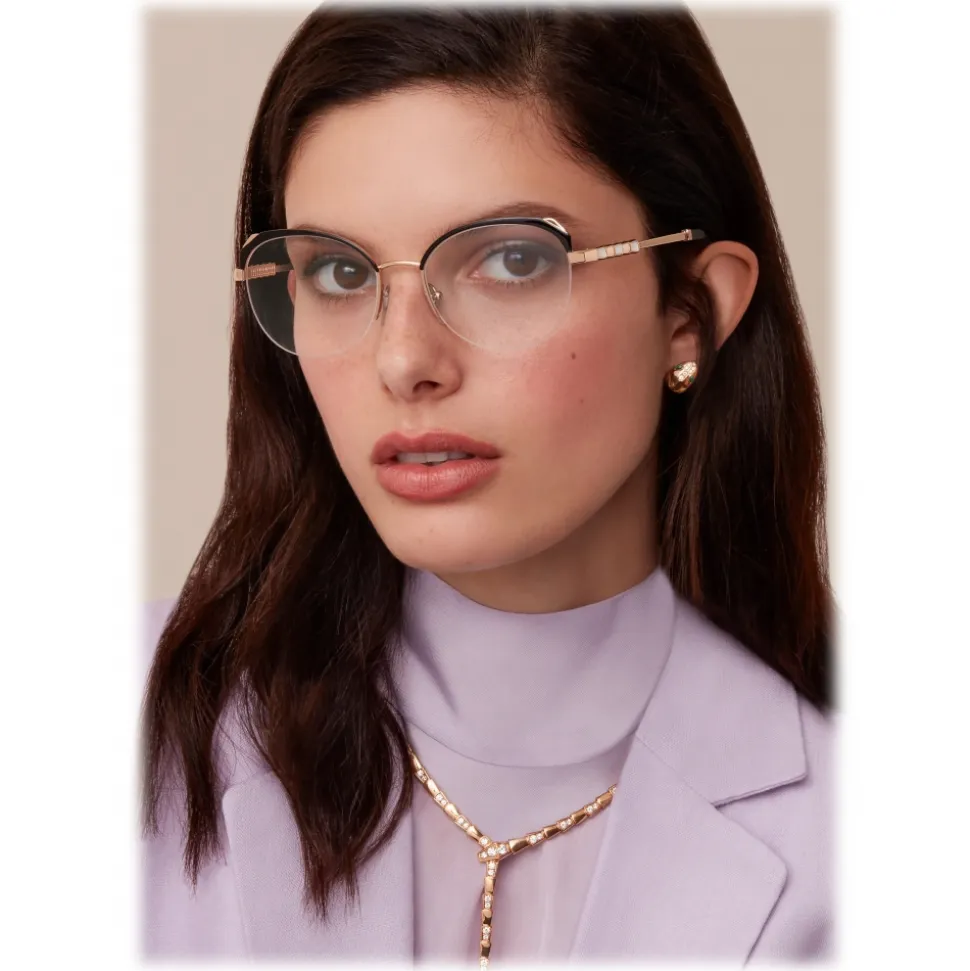 Bulgari - Serpenti - Back-to-Scale - Serpenti Collection - Optical Glasses - Bulgari Eyewear - Avvenice