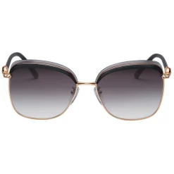 Bulgari - Serpenti - Squared Metal  Sunglasses - Gold  Black - Serpenti Collection - Bulgari Eyewear - Avvenice