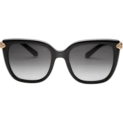 Bulgari - Serpenti - Squared Sunglasses - Black - Serpenti Collection - Sunglasses - Bulgari Eyewear - Avvenice