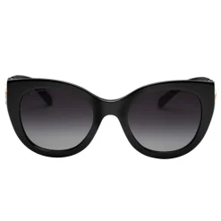 Bulgari - Serpenti Fashion Crystals - Square Sunglasses - Black - Serpenti Collection - Bulgari Eyewear - Avvenice
