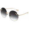 Bulgari - Serpenti Poisaround - Oversized Round Sunglasses - Gold - Serpenti Collection - Bulgari Eyewear - Avvenice